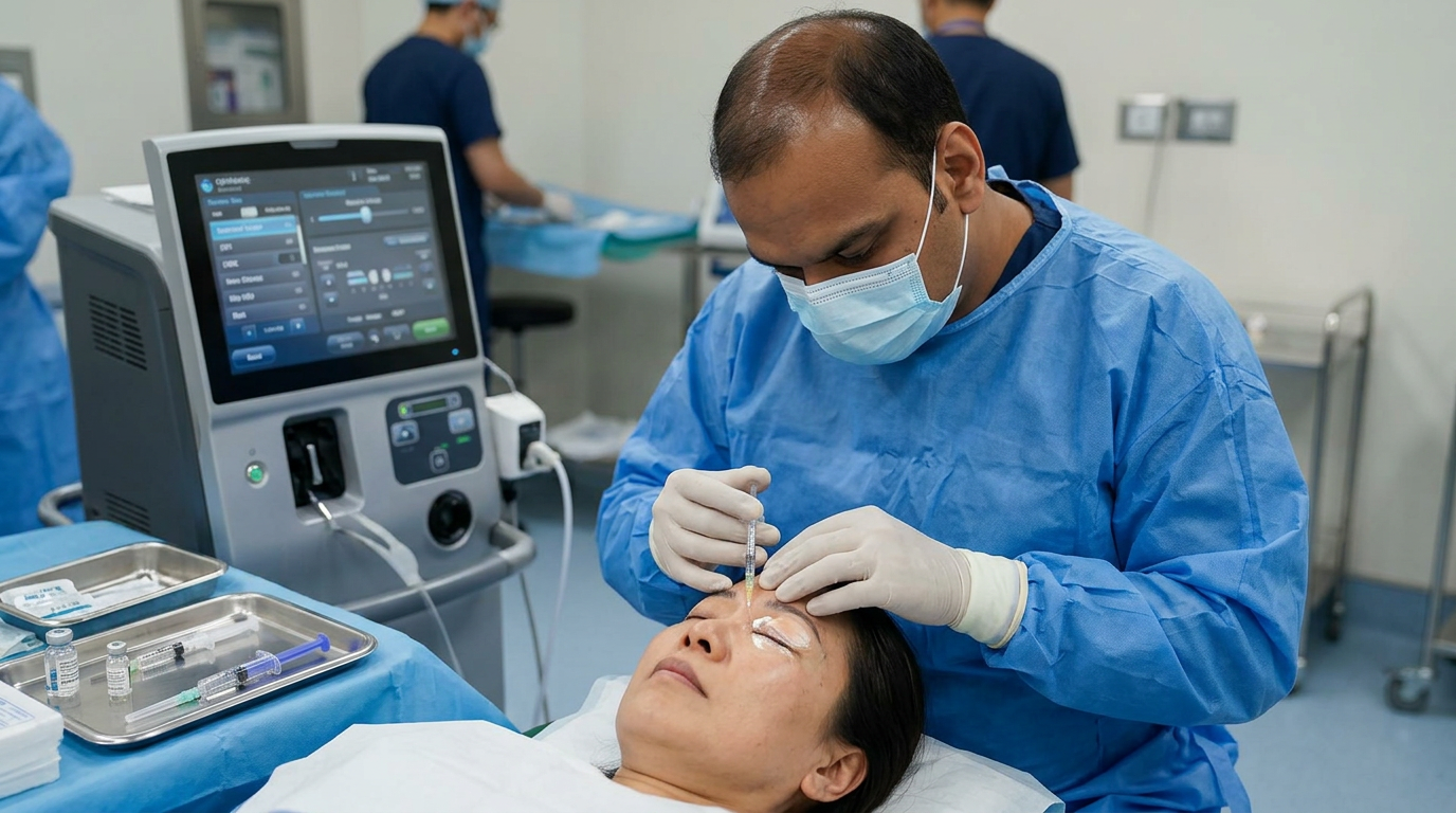 Clinical/Technology illustration for LASIK & Contoura Vision